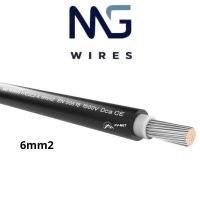 MG Wires 6mm2 kabel solarny czarny