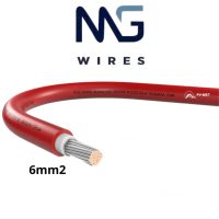 MG Wires 6mm2 czerwony przewód solarny