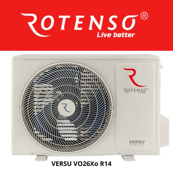 ROTENSO VERSU VO26Xo R14 air conditioner outside