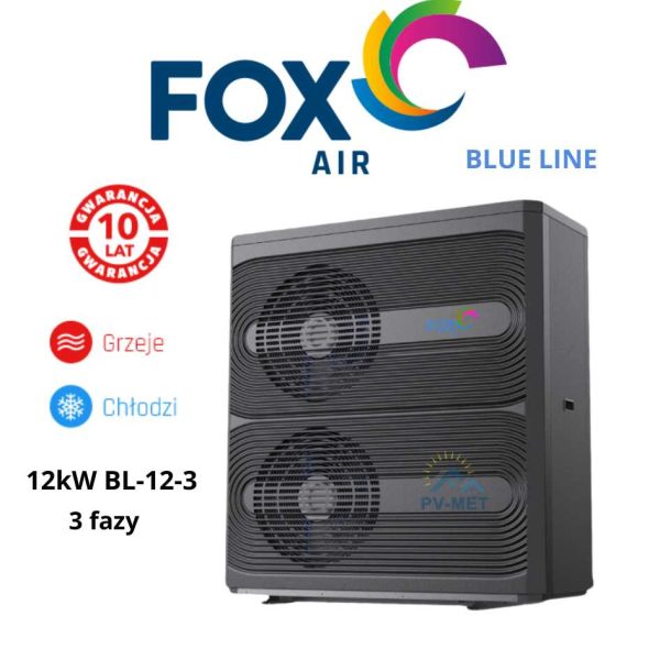 FoxAir 12kW 3F (BL-12-3) heat pump Blue Line monoblock outdoor unit
