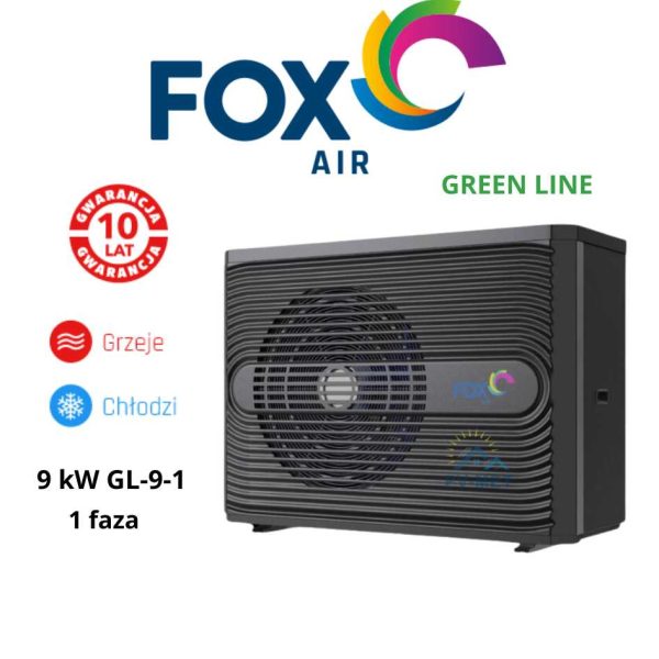 Тепловий насос FoxAir 9kW 1F (GL-9-1) Green Line
