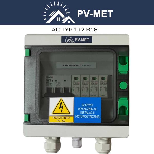 PV-MET AC T1+T2 B16 rozvádzač MEYER (súprava)