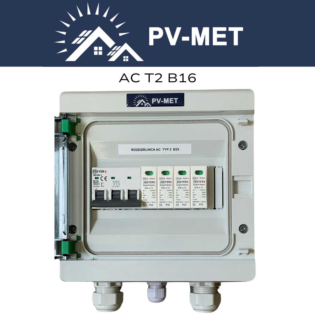 Rozdzielnica PV-MET AC T2 B16