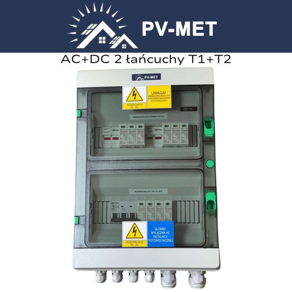 PV-MET AC+DC-Schaltanlage 2 Strings T1+T2 B25 MEYER (Set)