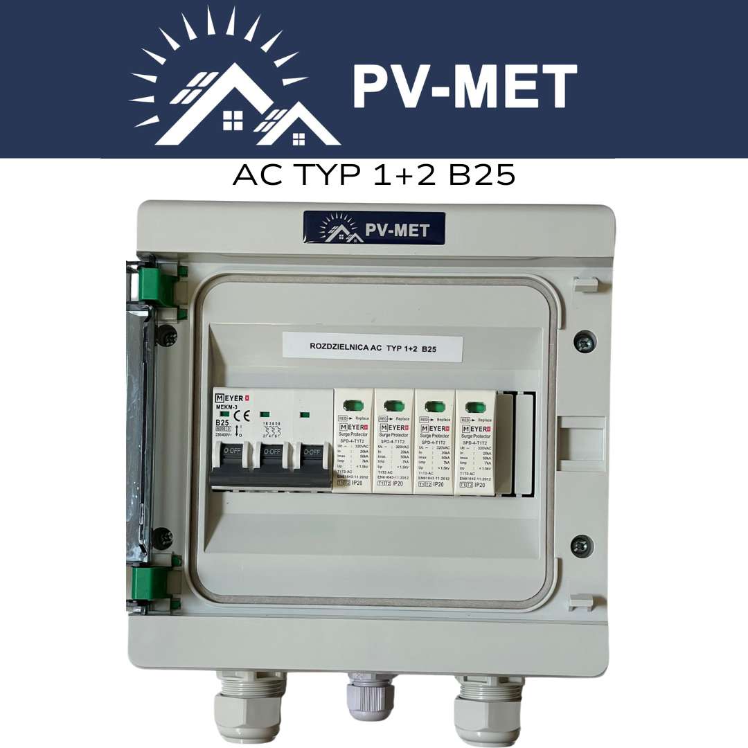 Rozdzielnica PV-MET AC T1+T2 B25